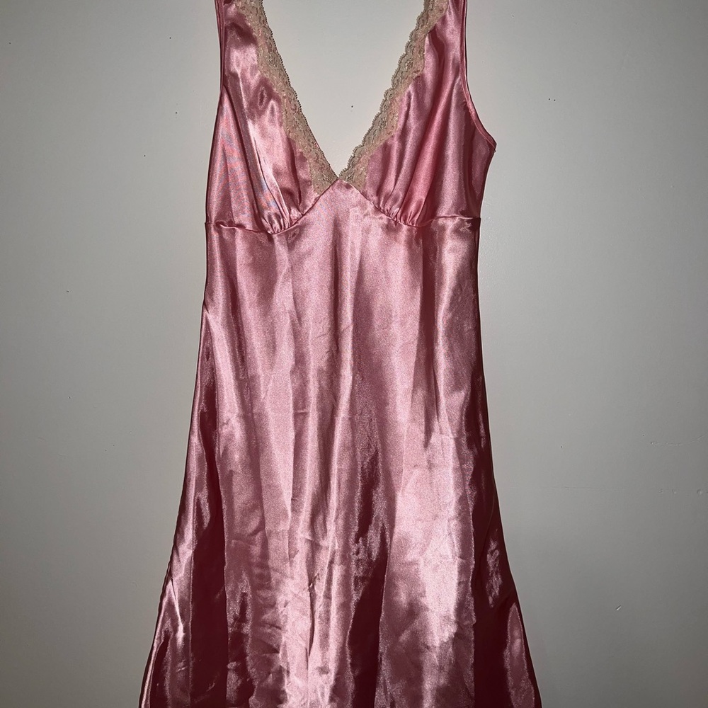 Victoria's Secret Vintage Pink Chemise with Silky Sheen